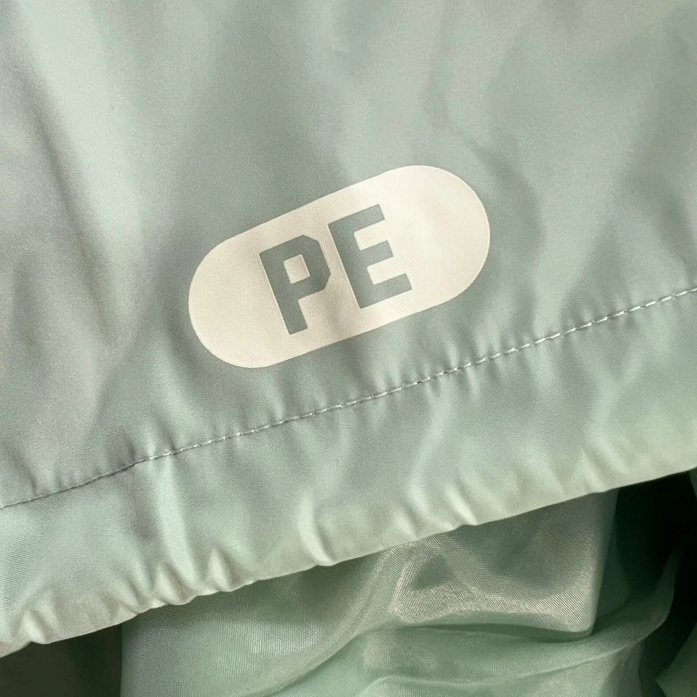 NWT Russell Athletic Coaches Jacket Mens XL Mint Green Snap Front Windbreaker‎